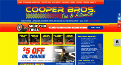 Desktop Screenshot of cooperbrostire.com